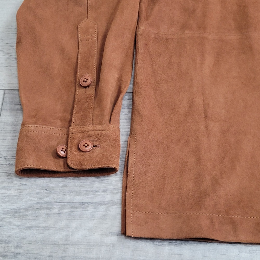 The Quail Motorsports Gathering Leather Shirt Mens M Carmel Calif Shacket Golf - Picture 10 of 16